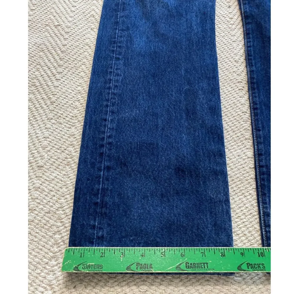 Levi's 501 Original Fit Jeans Men's 34x32 Button Fly Dark Wash Denim StraightLeg